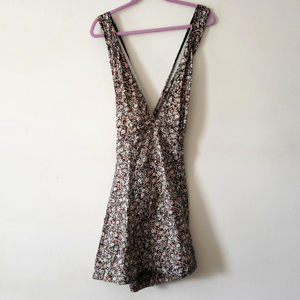 Free People denim floral dress